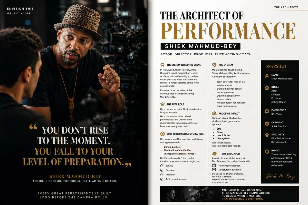 Shiek Mahmud-Bey The Architect of Performance